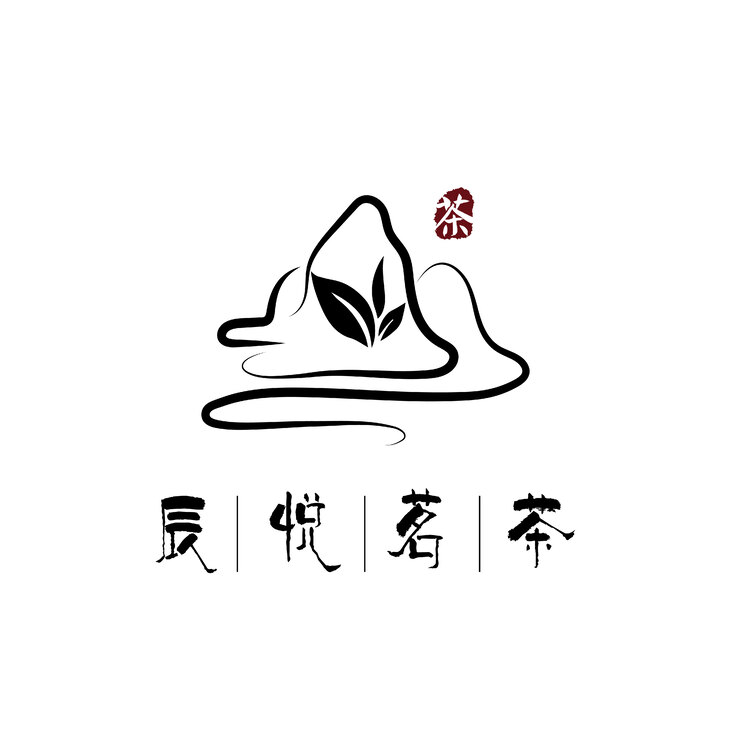 辰悦茗茶logo