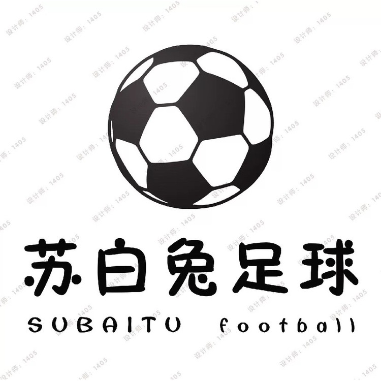 苏白兔足球logo