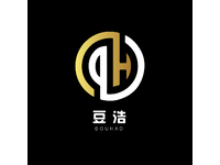 DH字母logo