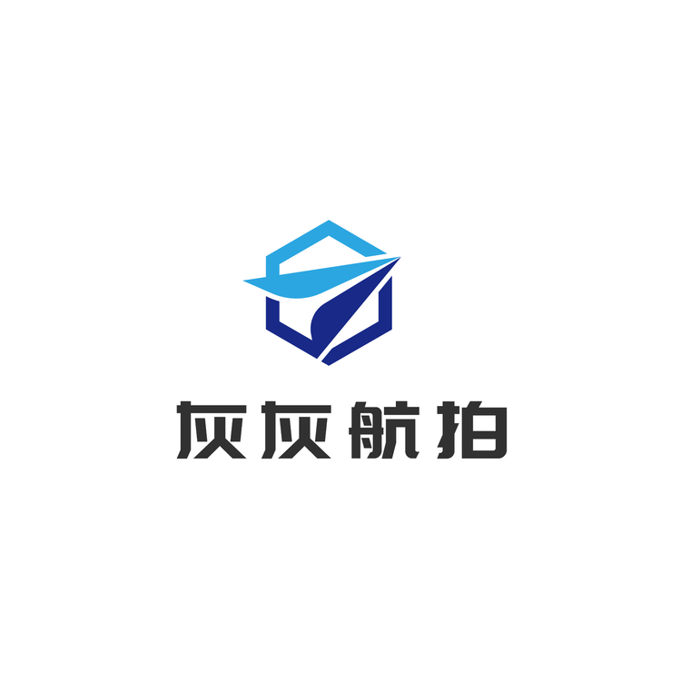 灰灰航拍logo