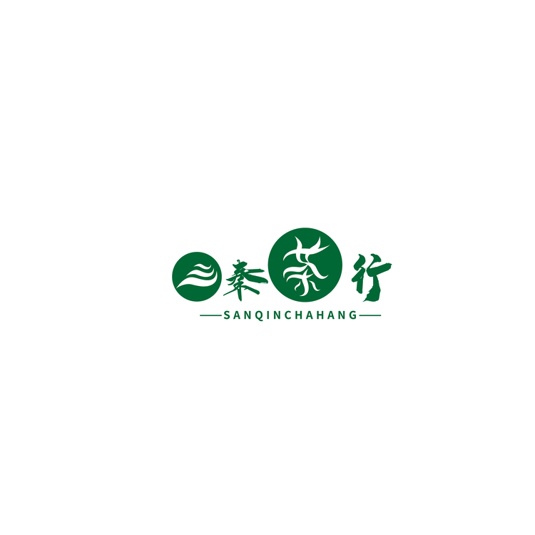 三秦茶行logo