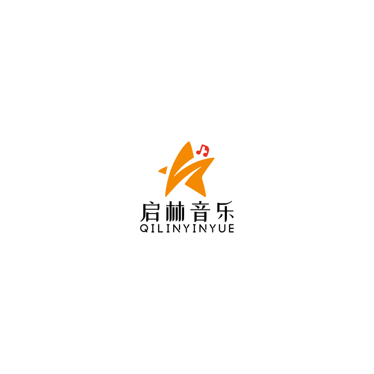 启林音乐logo