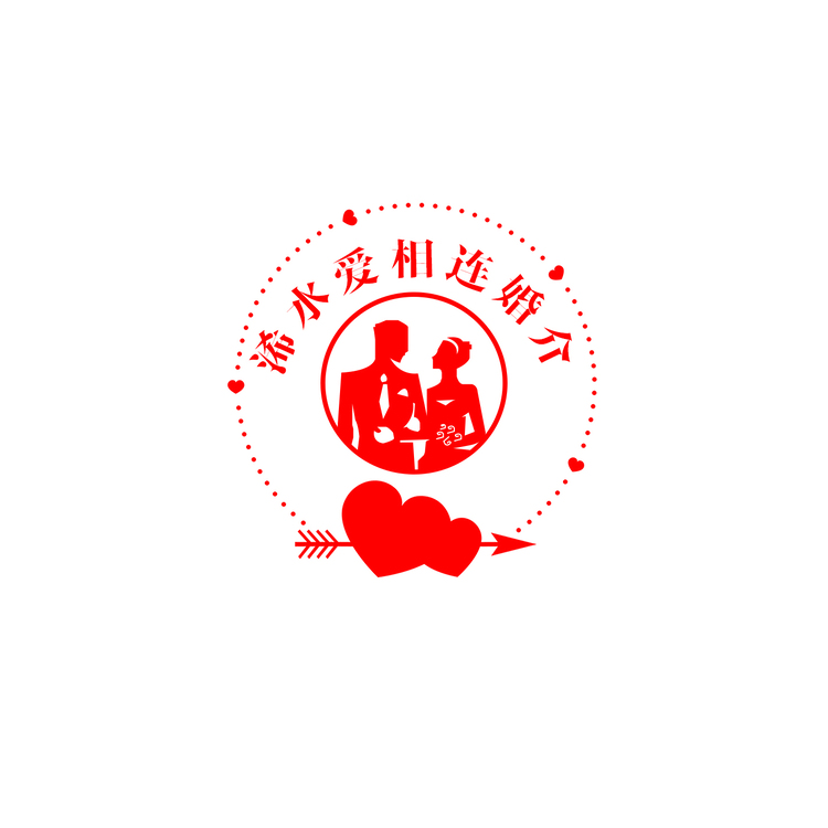 浠水爱相连婚介logo