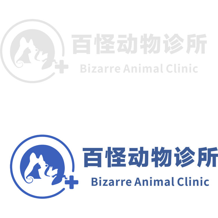 百怪动物诊所logo