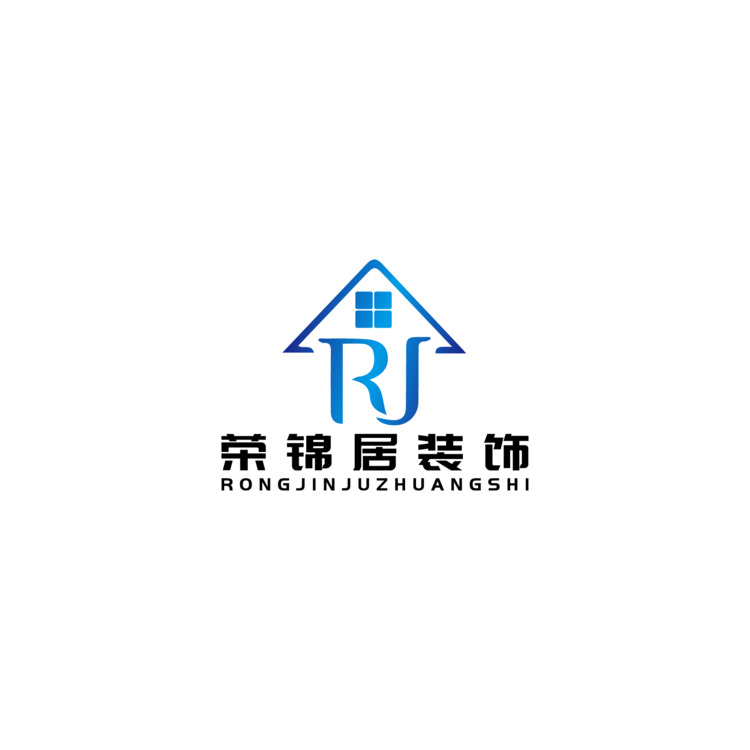 荣锦居装饰logo