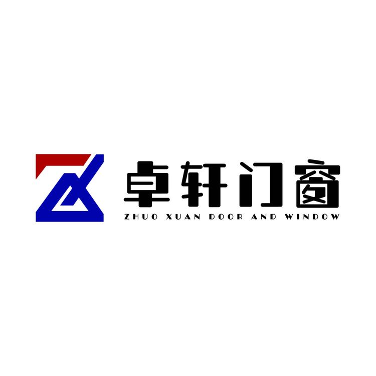 卓轩门窗logo