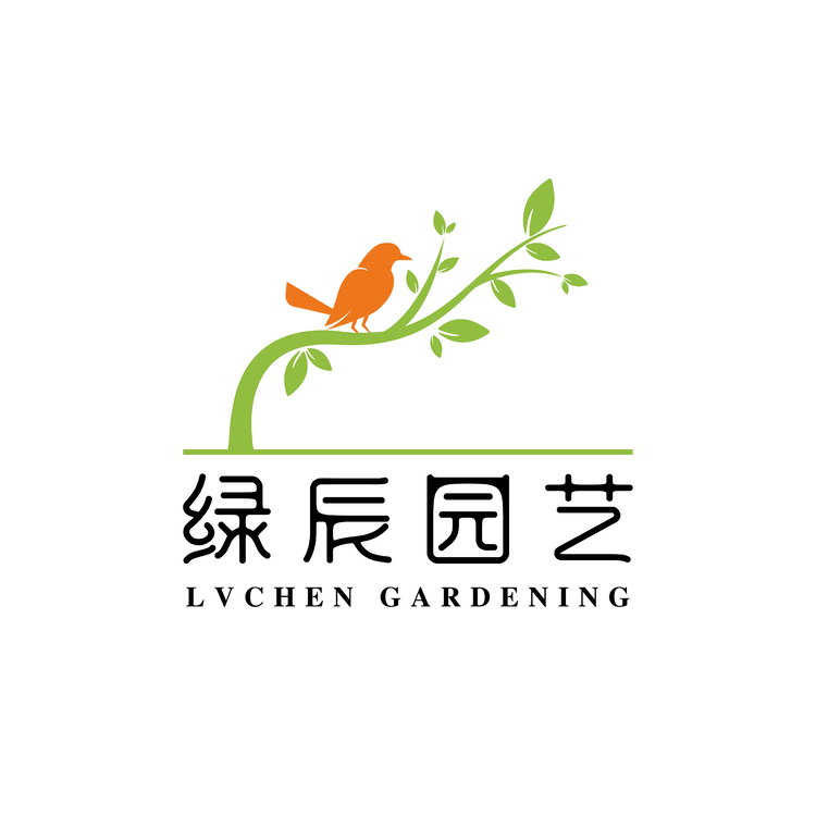 绿辰园艺logo