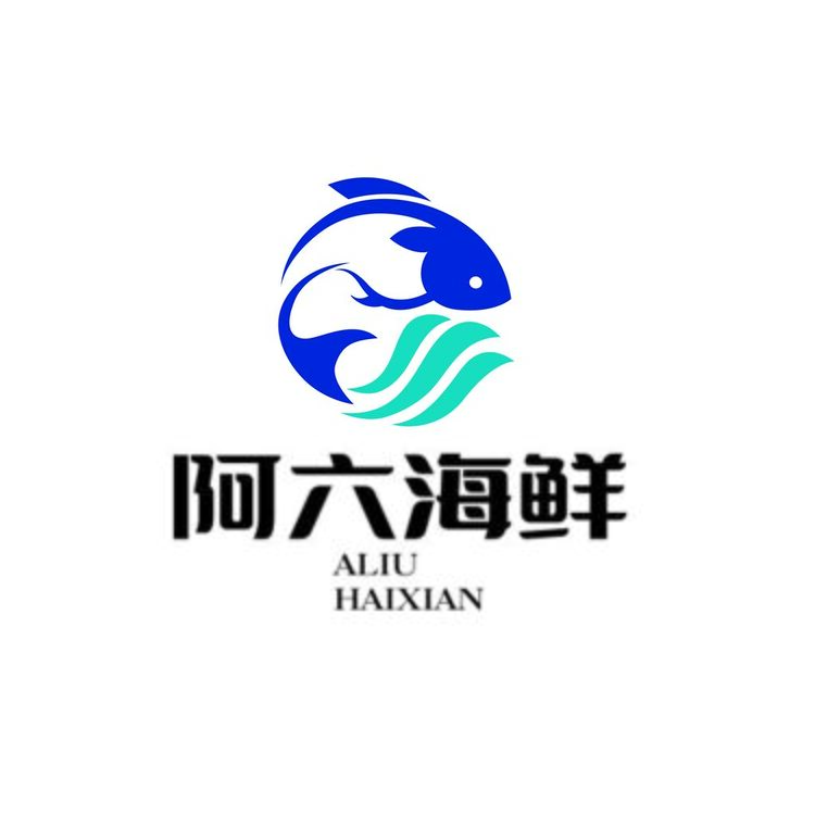 阿六海鲜logo