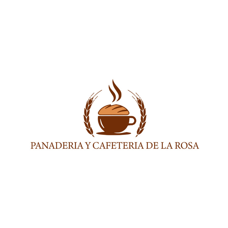 PANADERIA Y CAFETERIA DE LA ROSAlogo