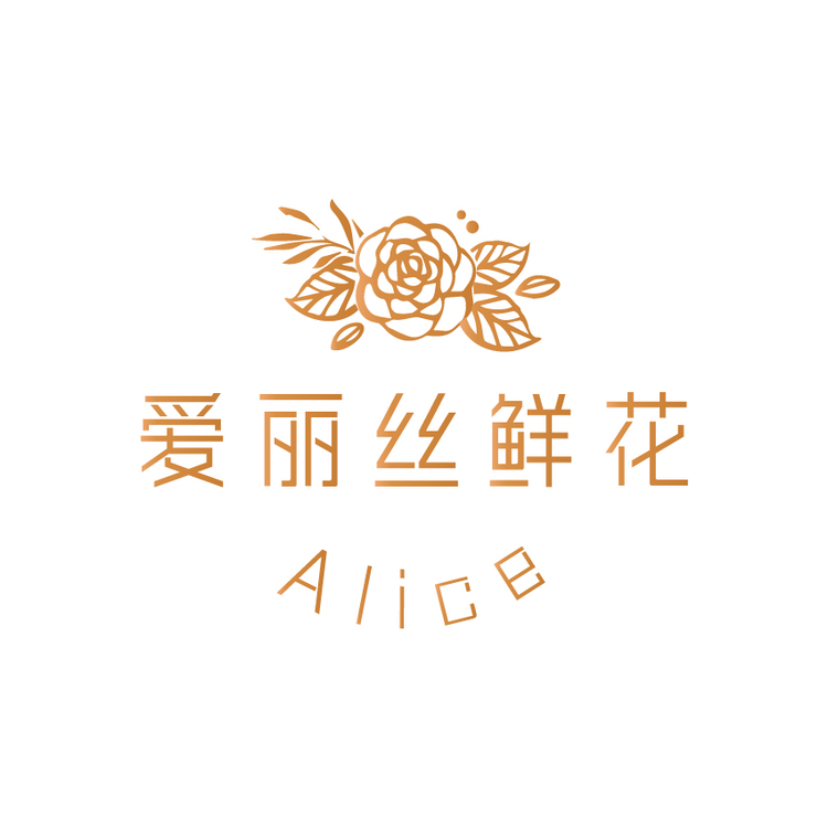 爱丽丝鲜花logo