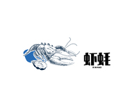 虾蚝水产LOGO