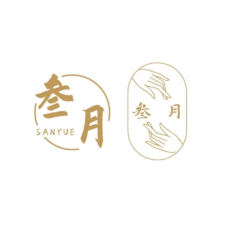 三月logo