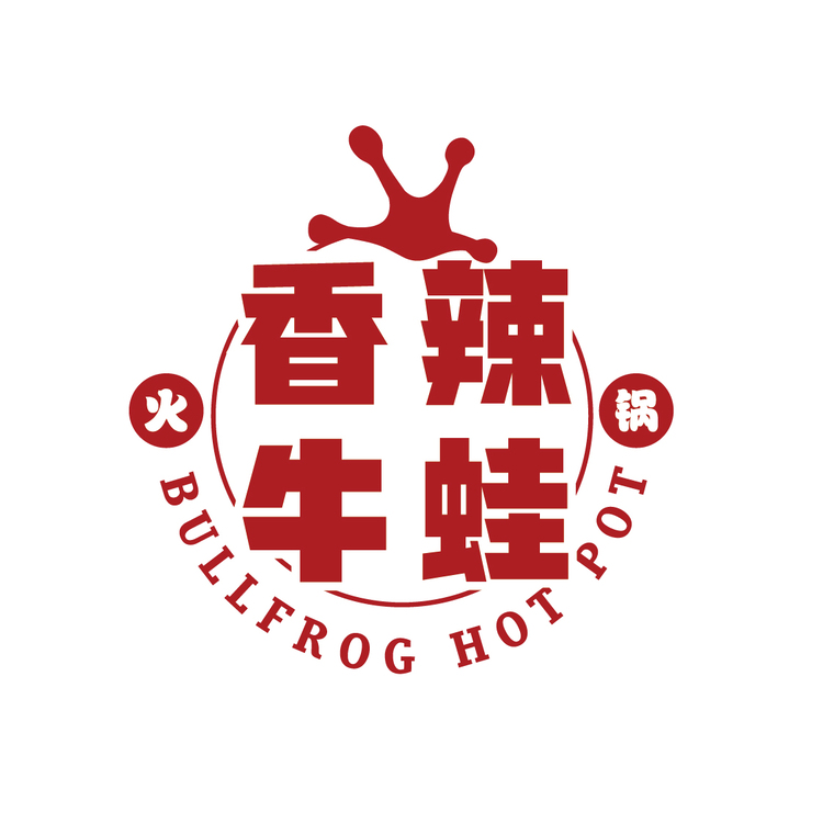 香辣牛蛙logo