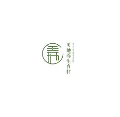 美地养生食材logo