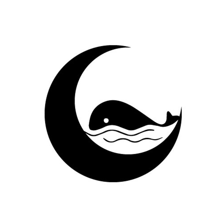 鲸晚文化传媒logo