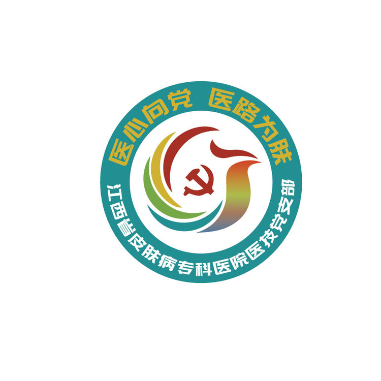 医心向党 医路为肤logo