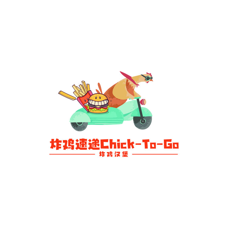 炸鸡速递logo