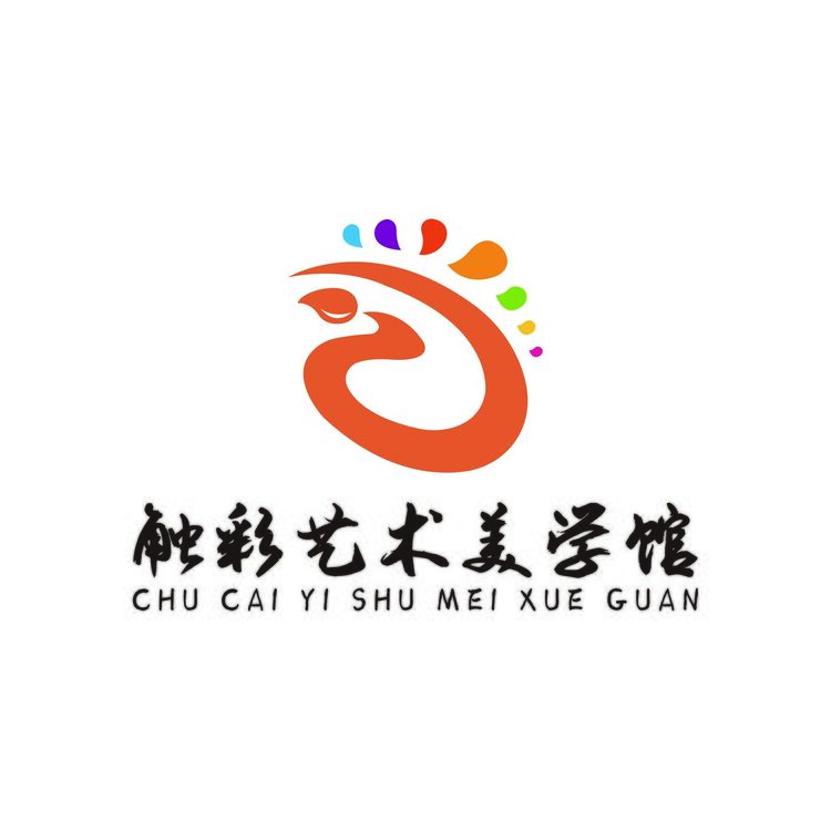 触彩少儿艺术美学logo