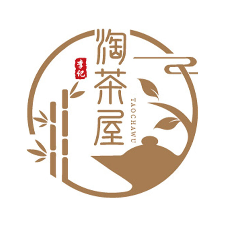 李记淘茶屋logo