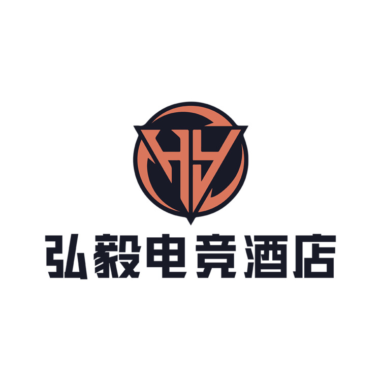 弘毅电竞酒店logo